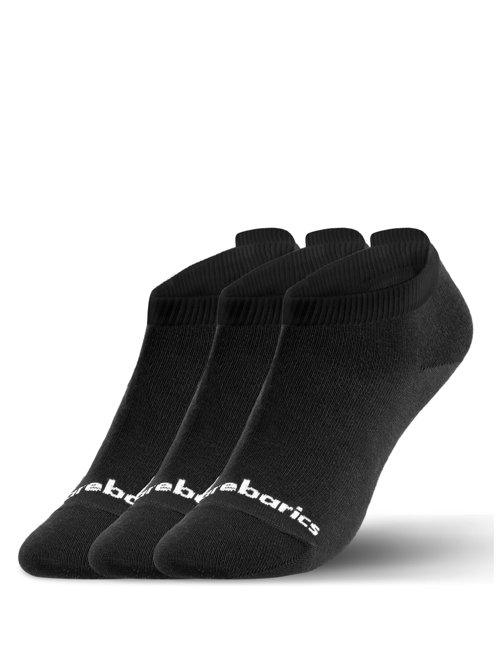 Barebarics - Barefoot Socks - Low-cut - Black - 3 pack