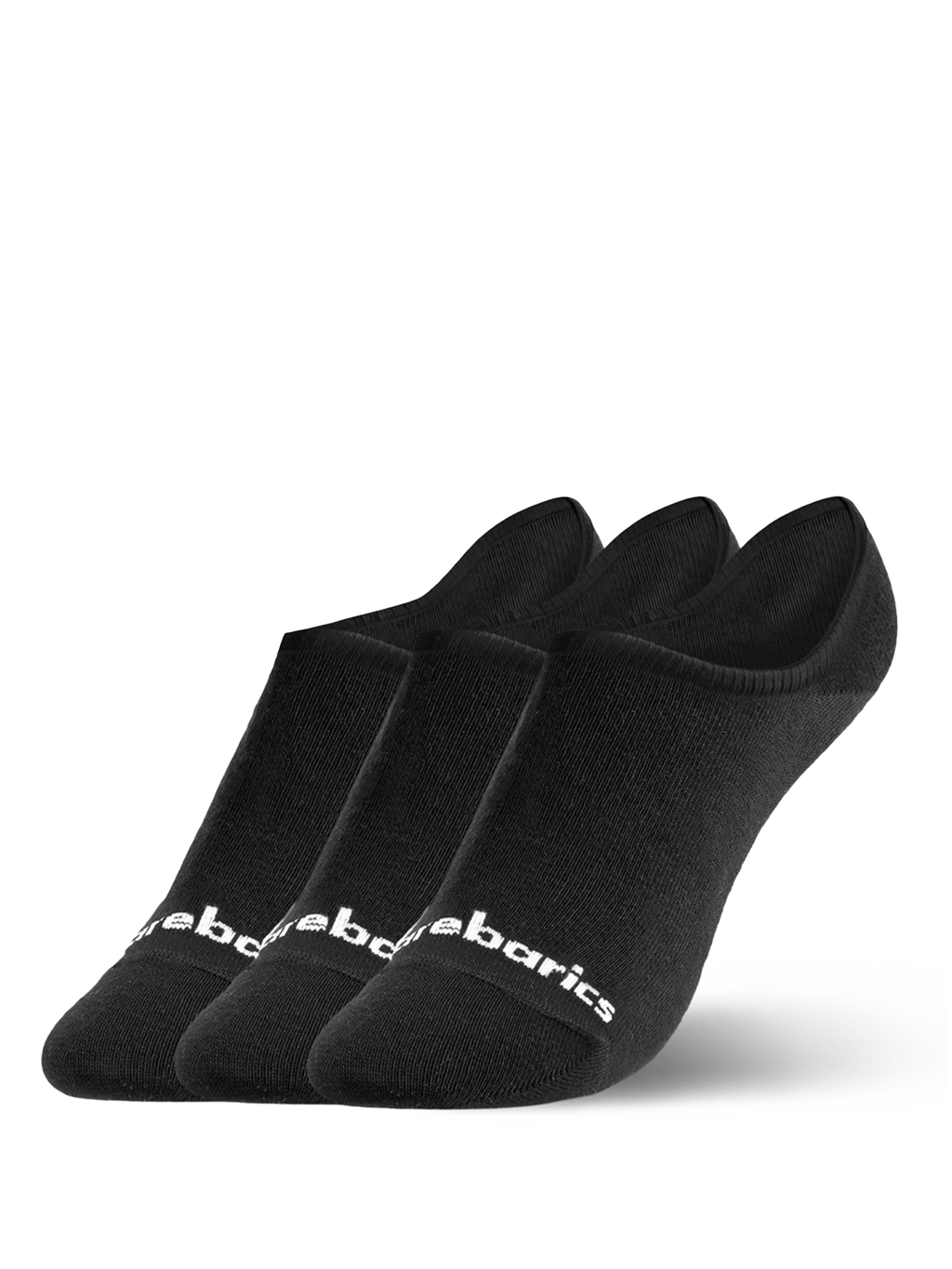 Barebarics - Barefoot Socks - No-Show - Black - 3 pack