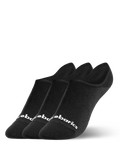 Barebarics - Barefoot Socks - No-Show - Black - 3 pack