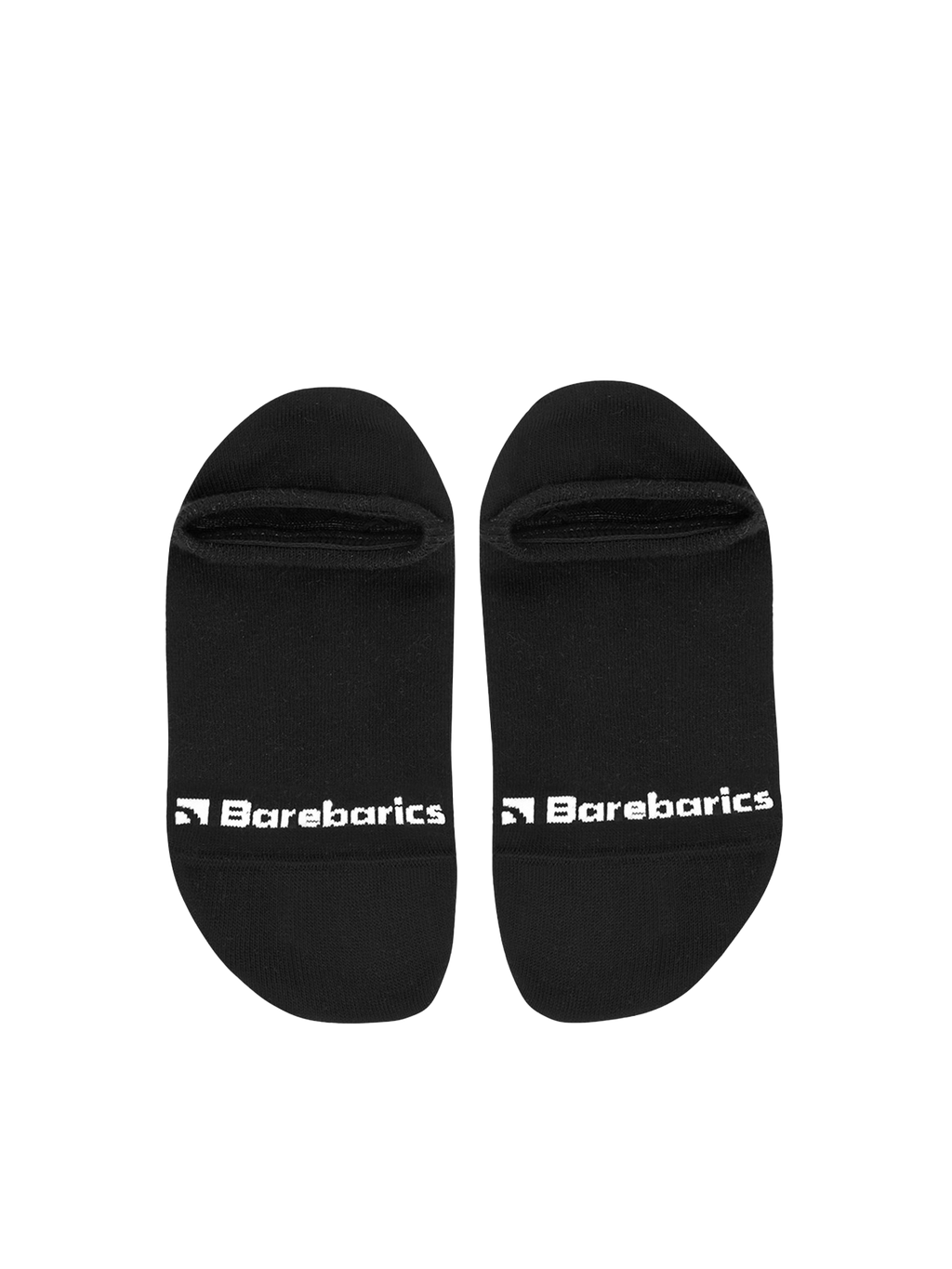 Barebarics - Barefoot Socks - No-Show - Black - 3 pack