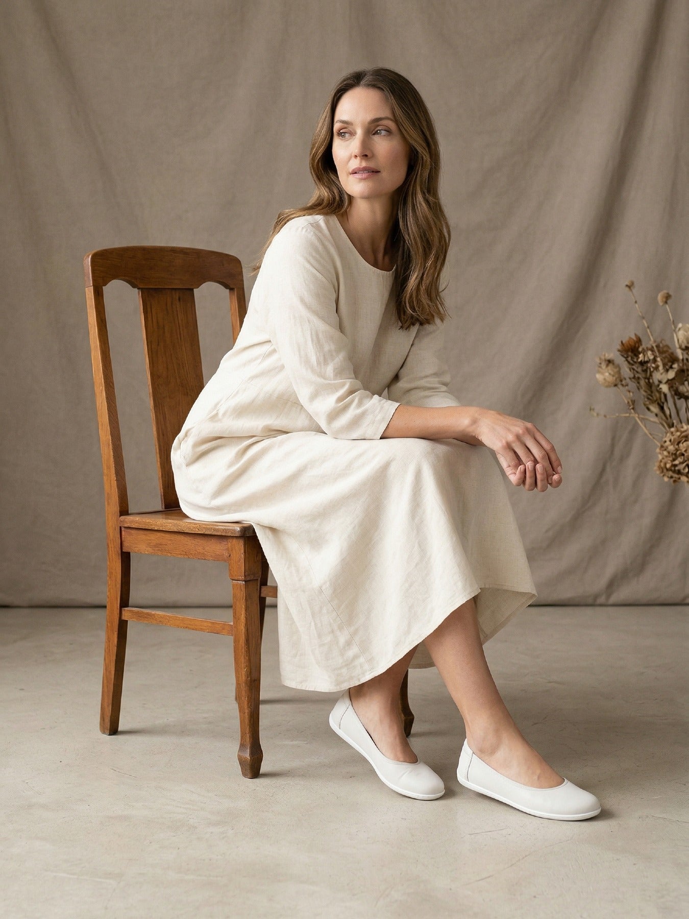 Ballet Flats Be Lenka Sophie - All Chalk White
