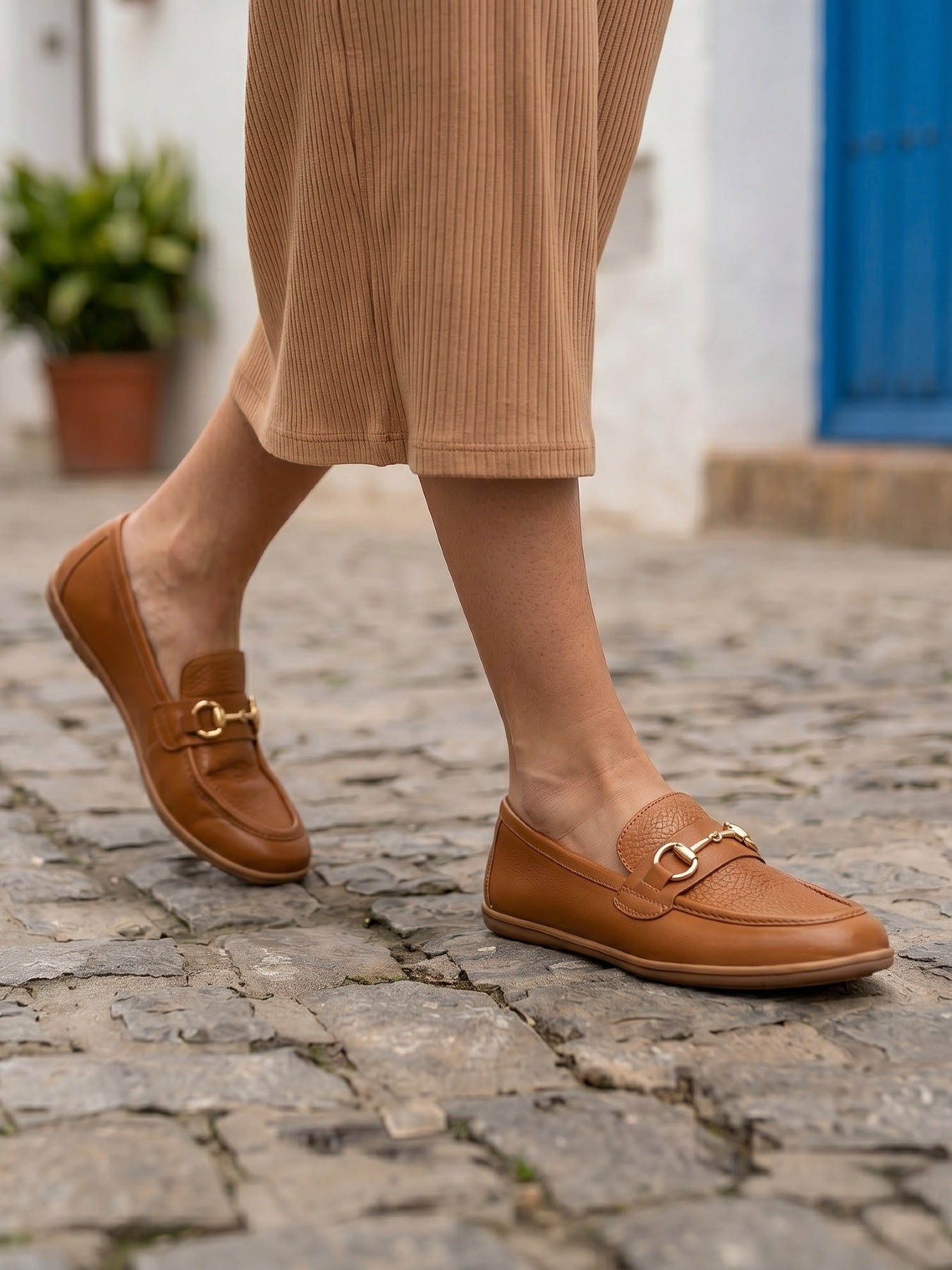 Barefoot Moccasins Be Lenka Divella - Biscuit