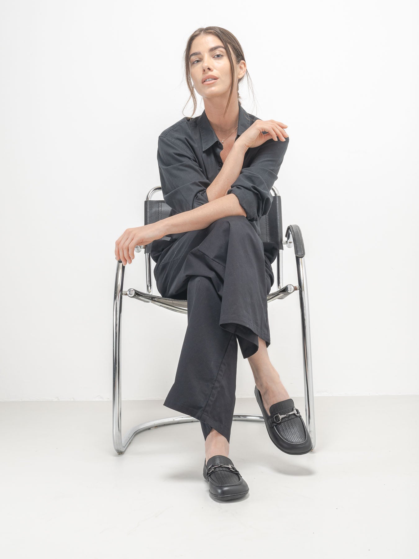 Barefoot Moccasins Be Lenka Divella - Black & Gunmetal