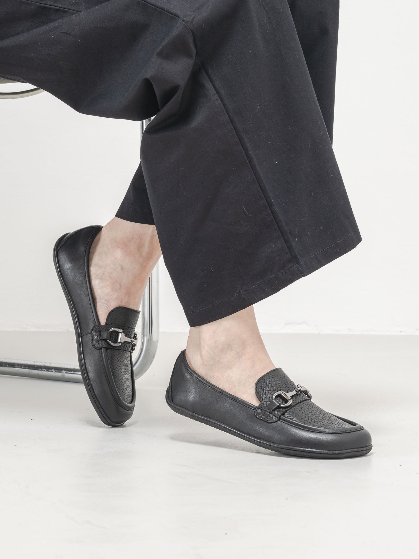 Barefoot Moccasins Be Lenka Divella - Black & Gunmetal