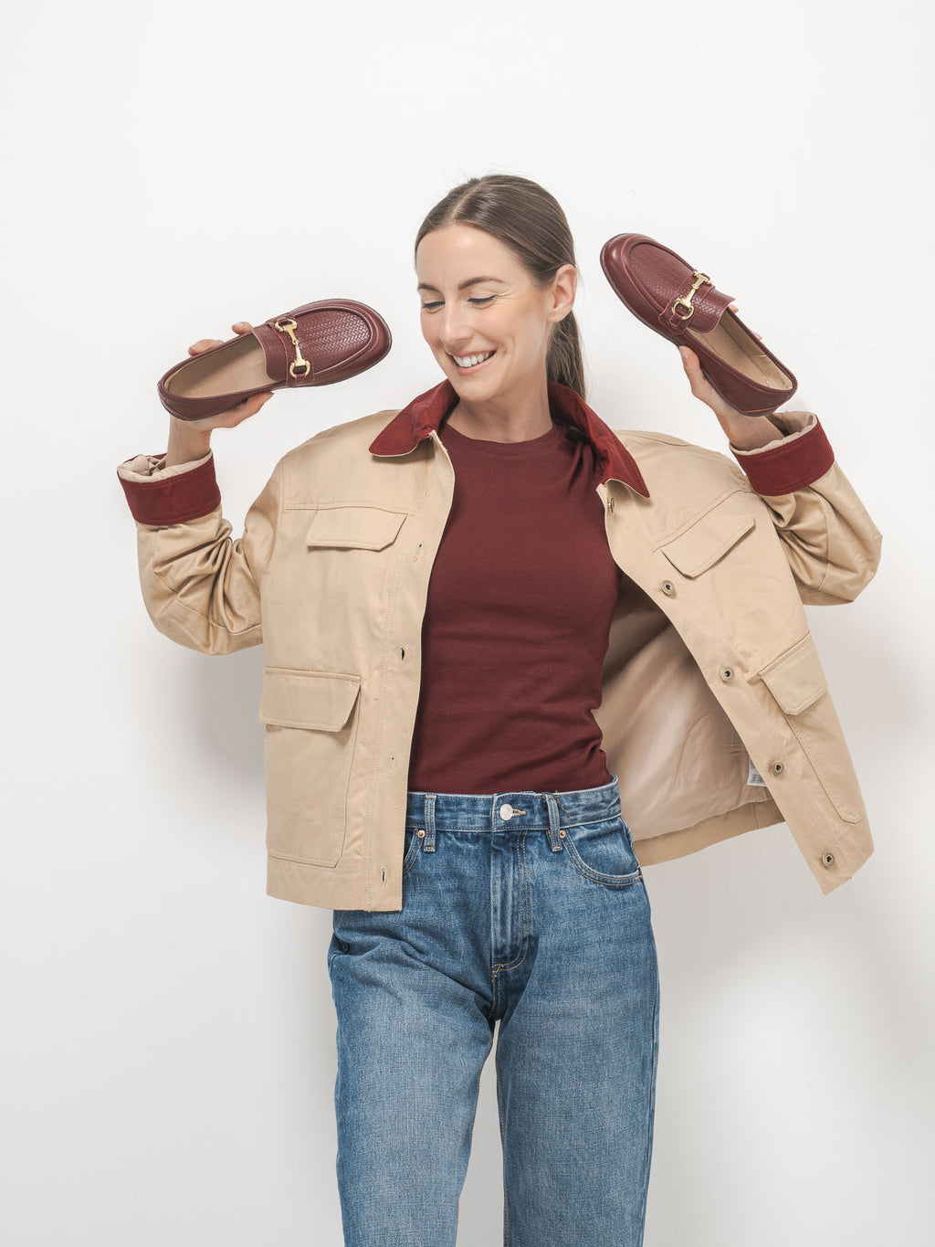 Barefoot Moccasins Be Lenka Divella - Burgundy