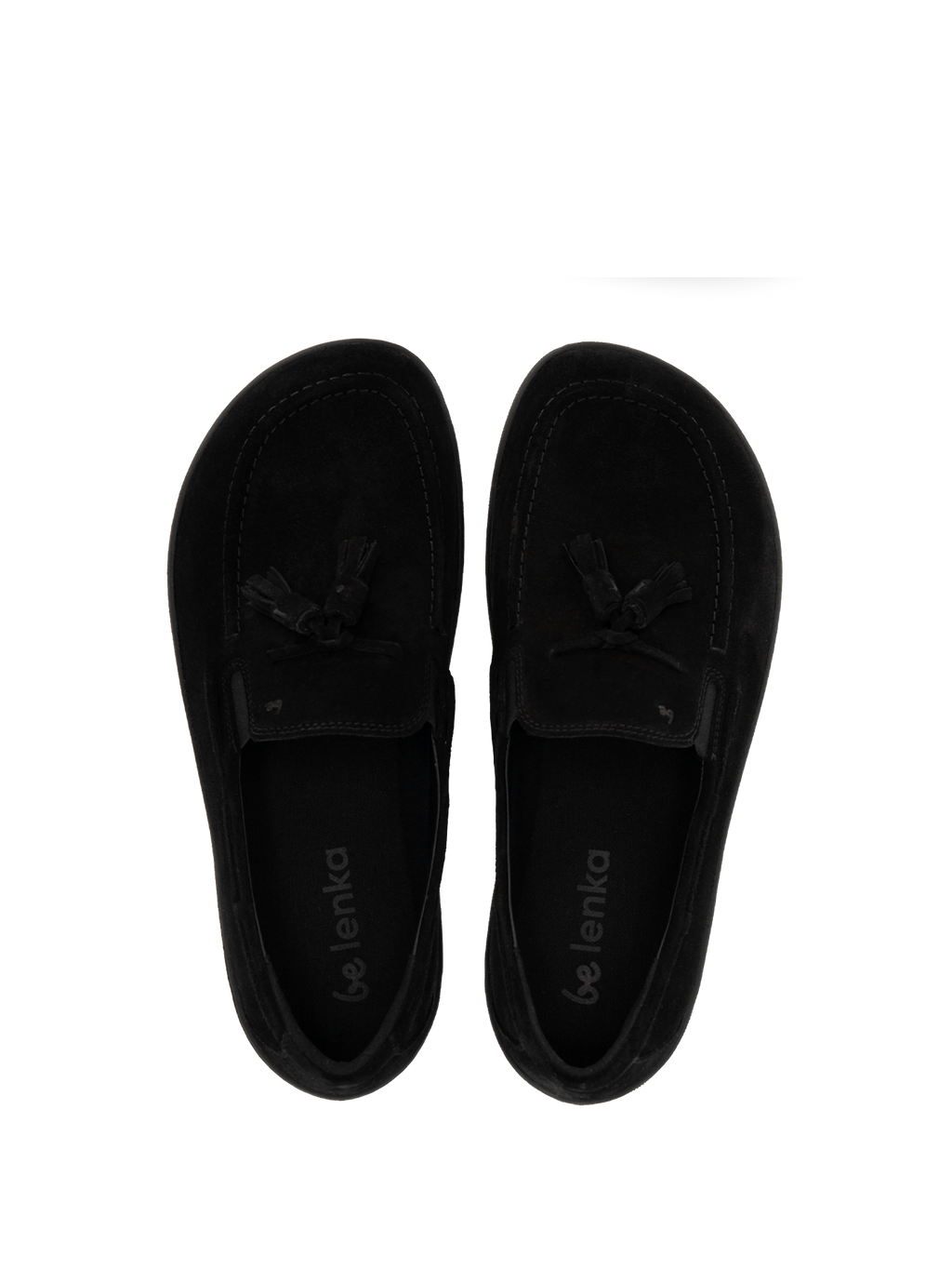 Barefoot Moccasins Be Lenka Portsiders - All Black