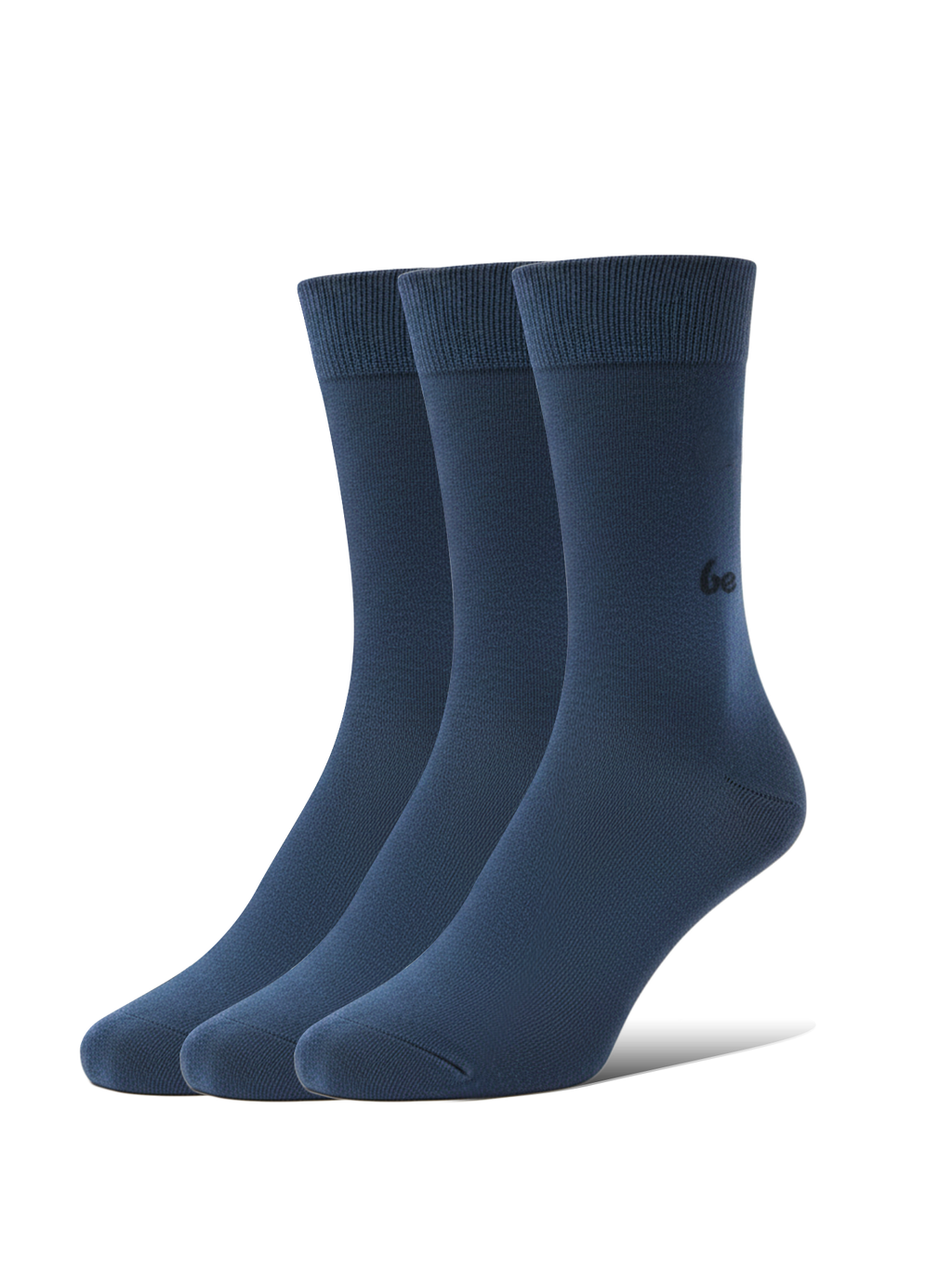 Barefoot Socks - Crew - Essentials - Blue - 3 pack