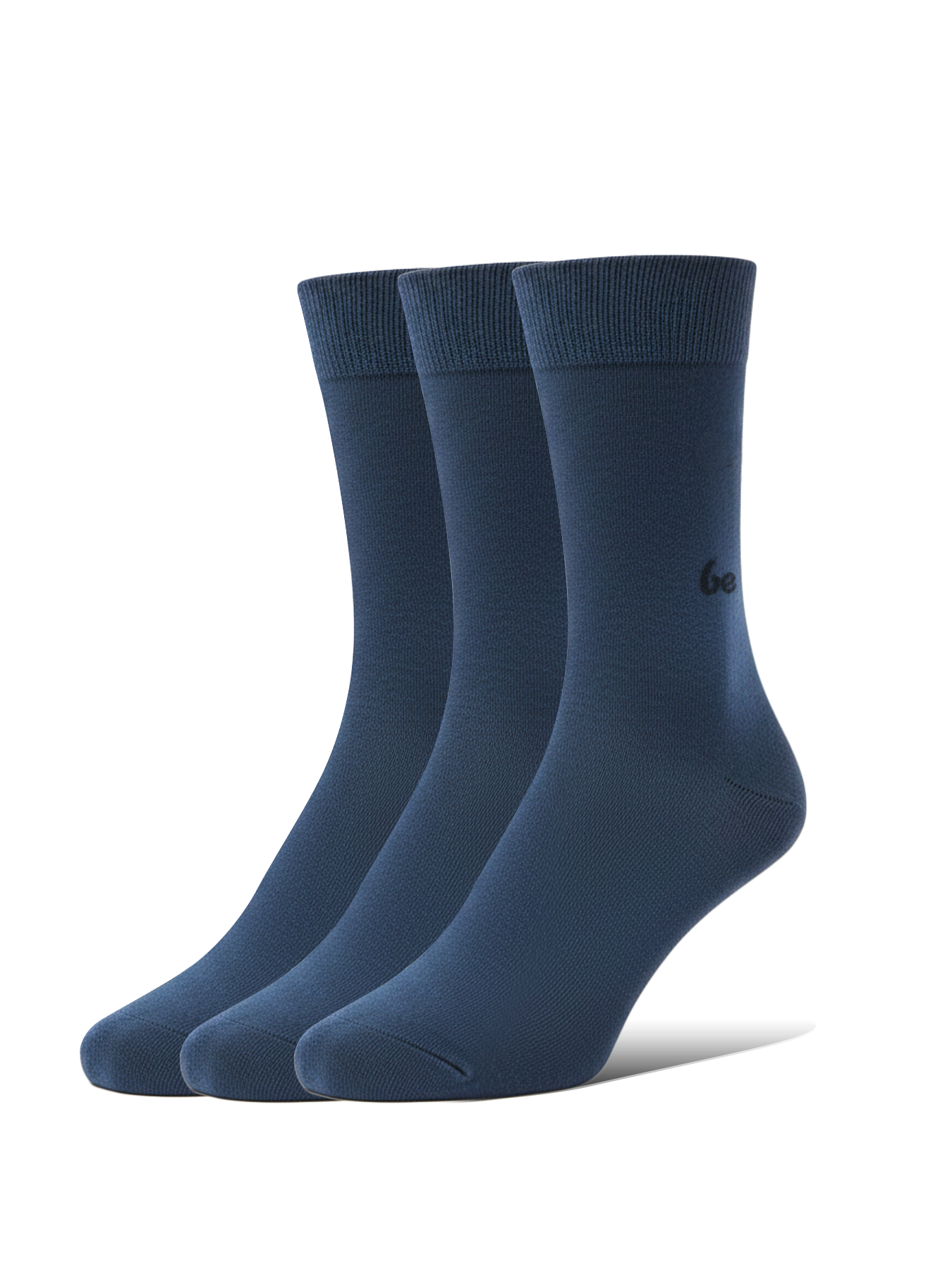 Barefoot Socks - Crew - Essentials - Blue - 3 pack