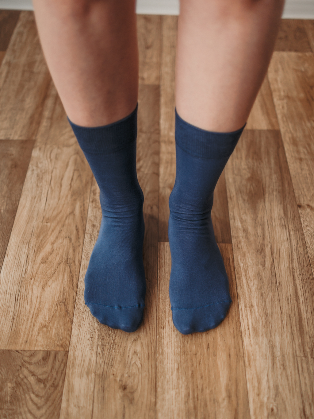 Barefoot Socks - Crew - Essentials - Blue - 3 pack