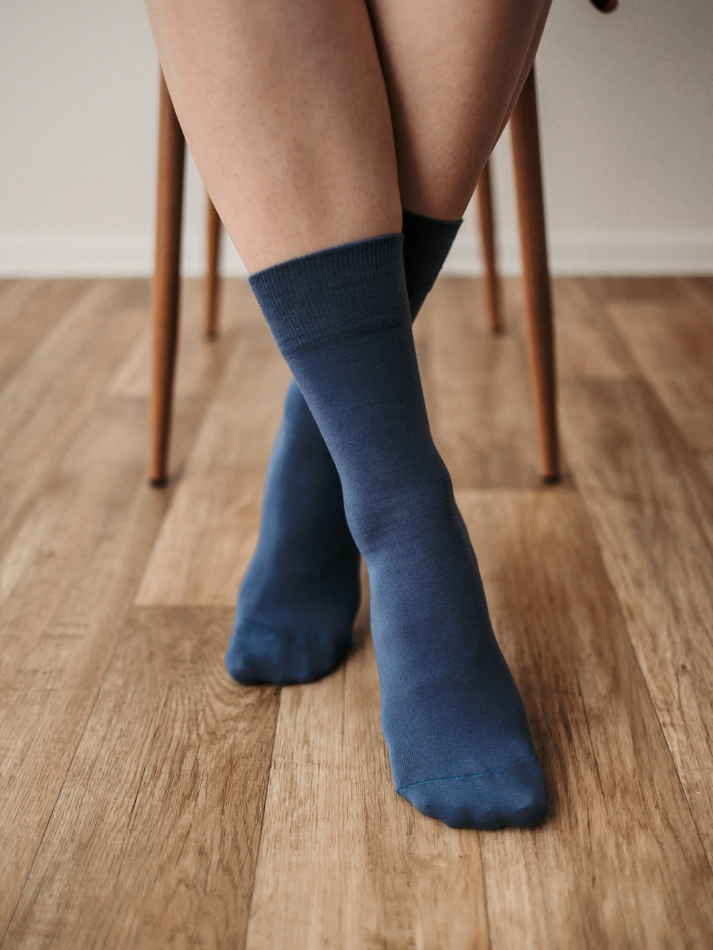 Barefoot Socks - Crew - Essentials - Blue - 3 pack
