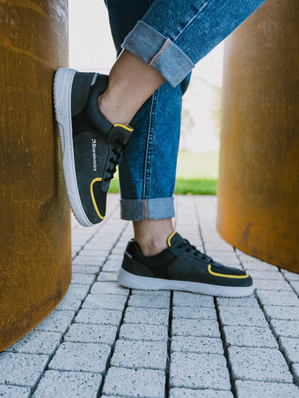 Barefoot Sneakers Barebarics Blend - Dark Grey & Black