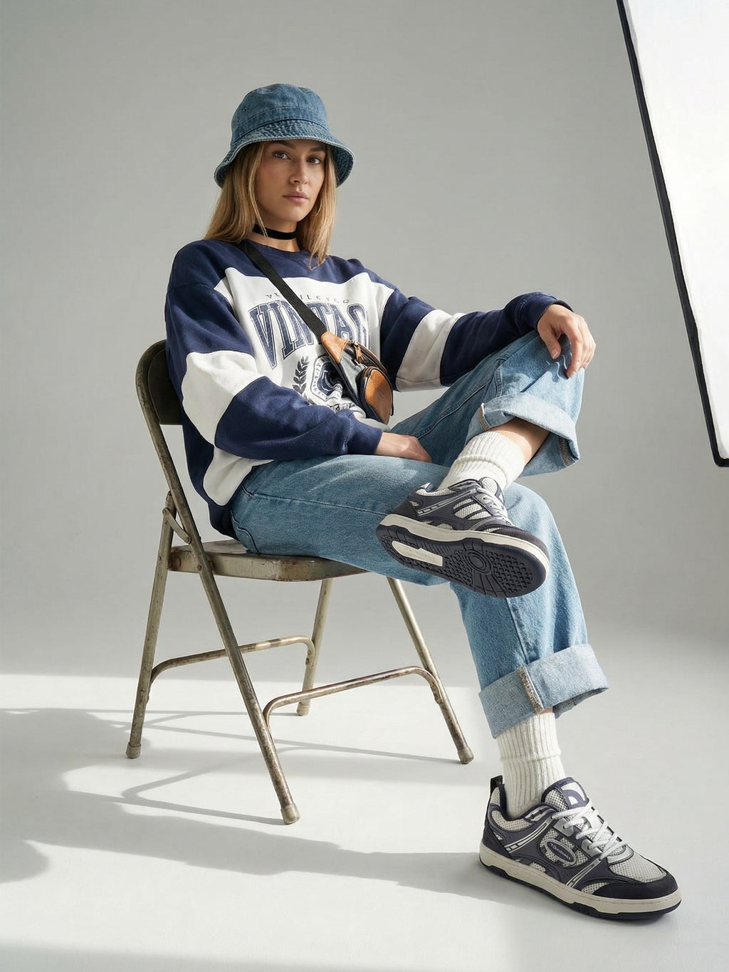 Barefoot Sneakers Barebarics Dropsta - Blue & Silver