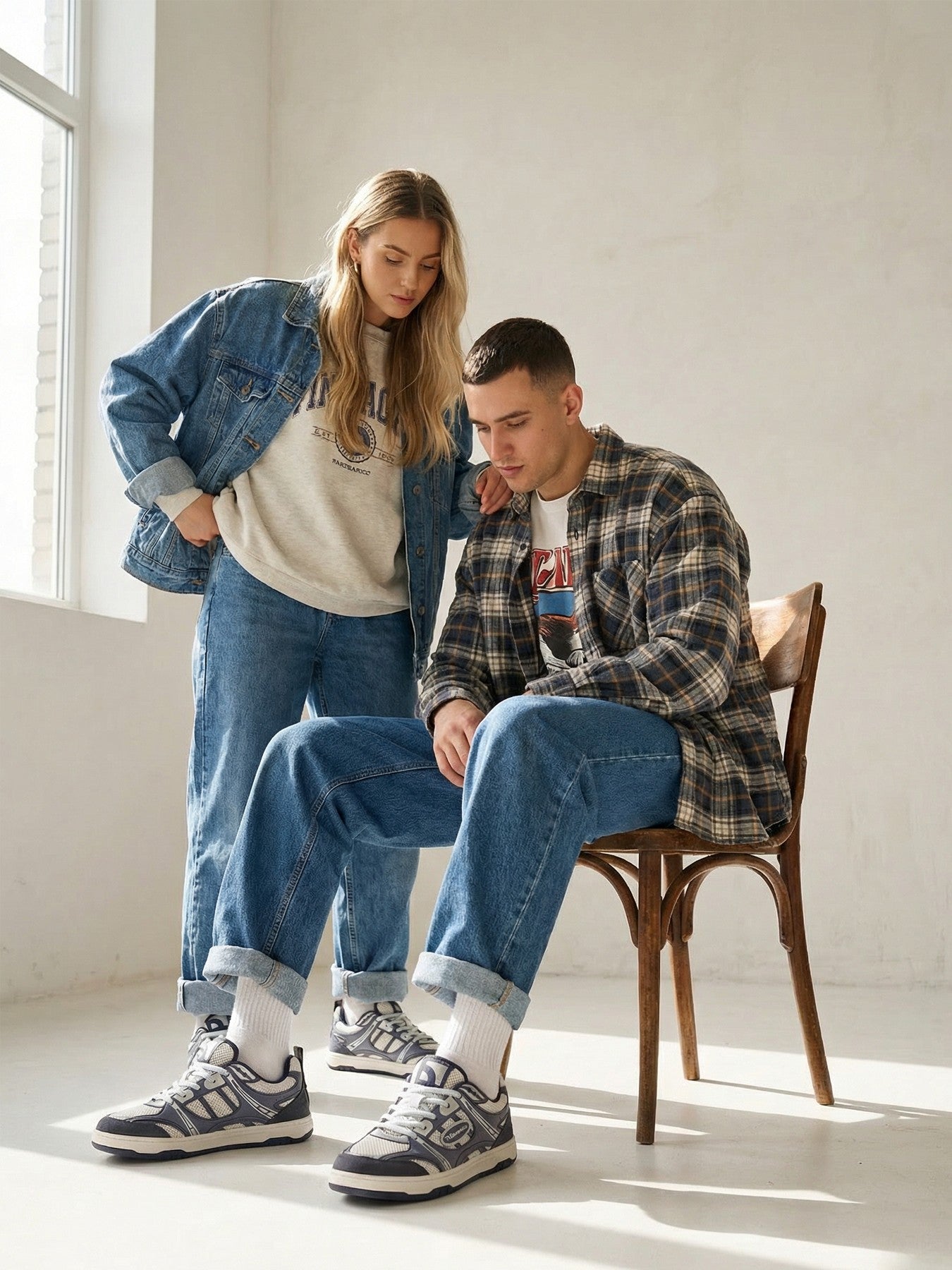 Barefoot Sneakers Barebarics Dropsta - Blue & Silver