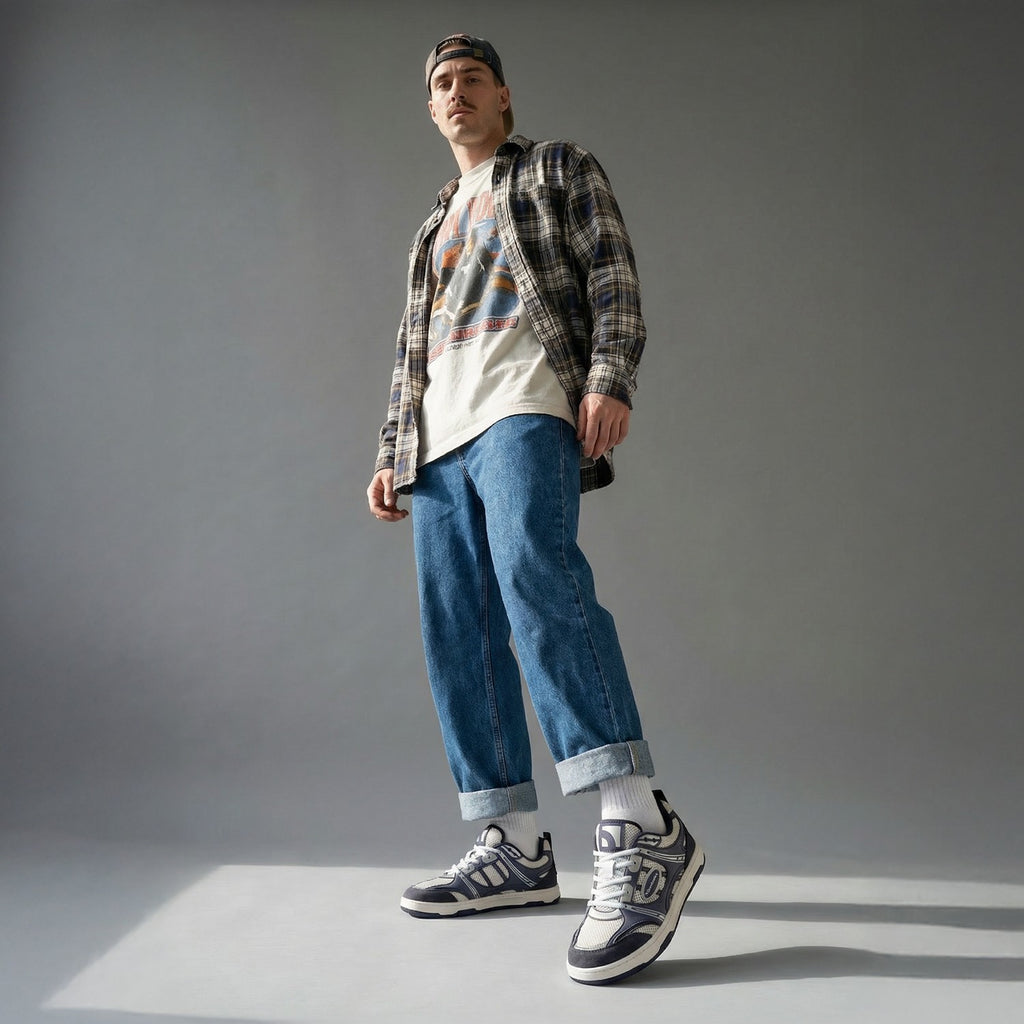 Barefoot Sneakers Barebarics Dropsta - Blue & Silver