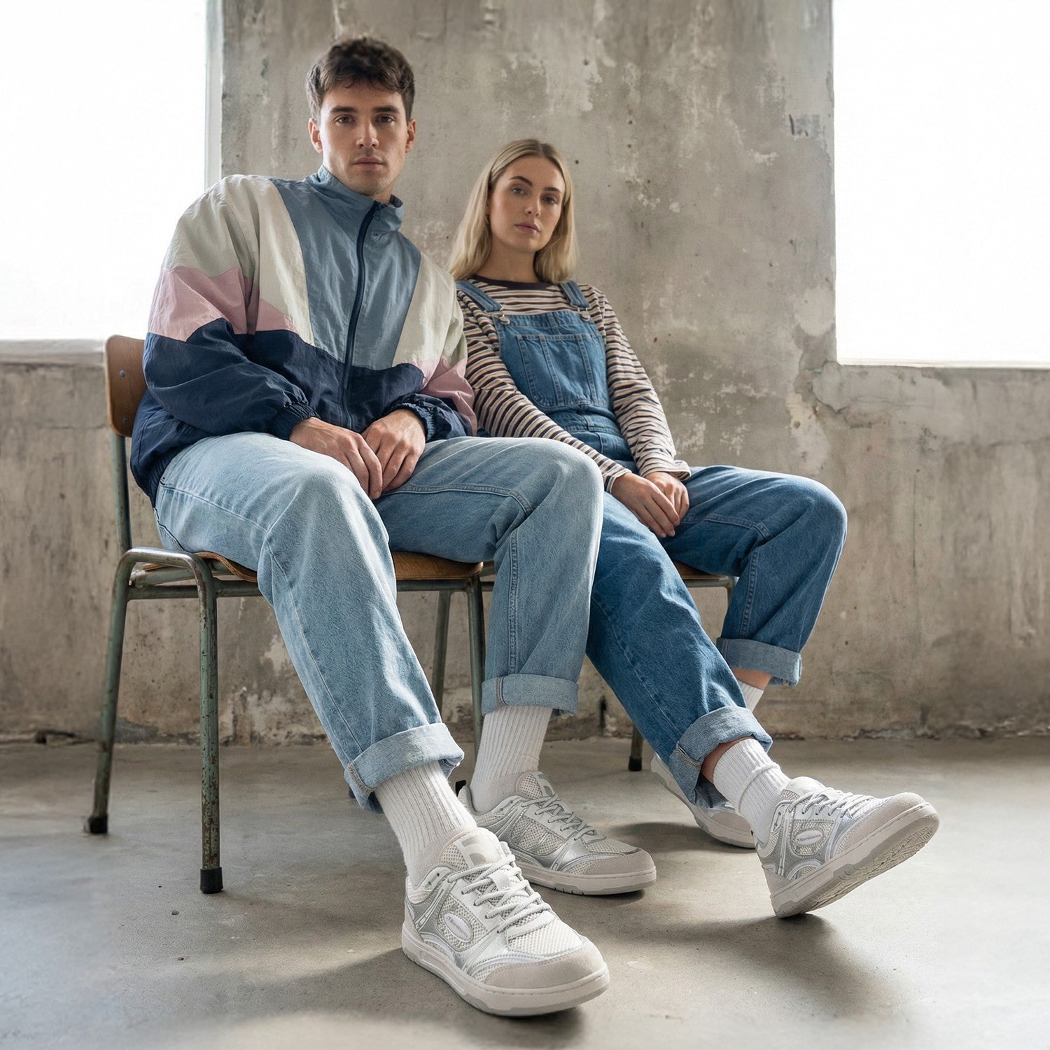Barefoot Sneakers Barebarics Dropsta - Silver & White