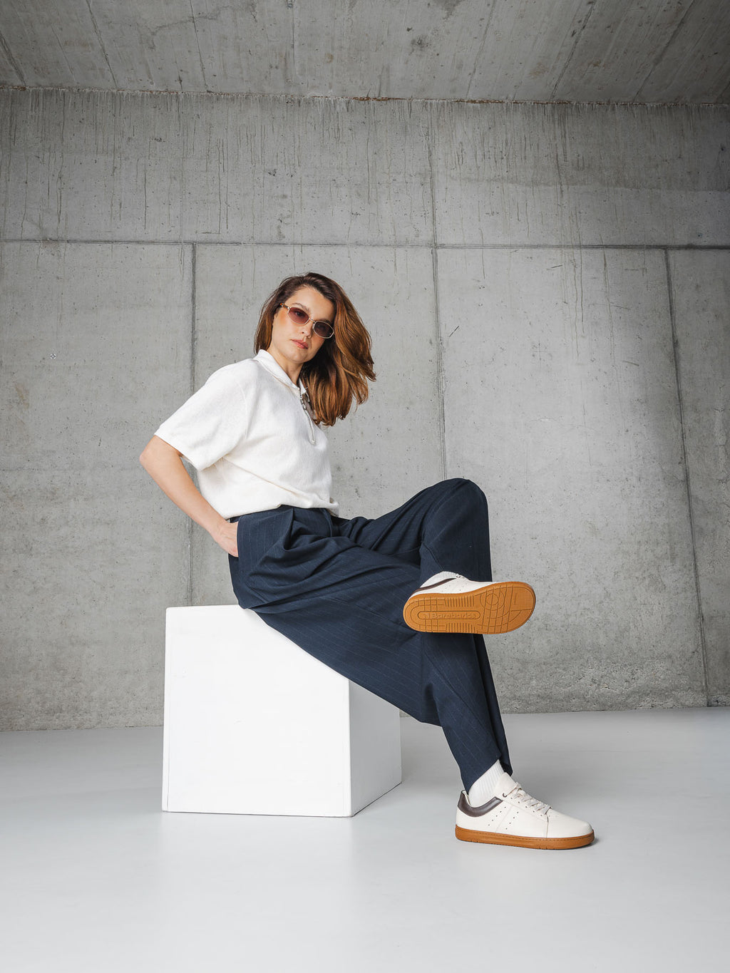 Barefoot Sneakers Barebarics Enigma - Ivory