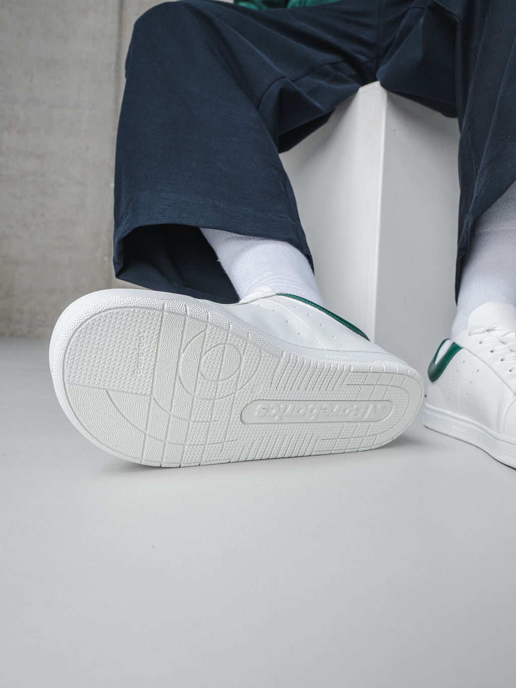 Barefoot Sneakers Barebarics Enigma - White & Dark Green
