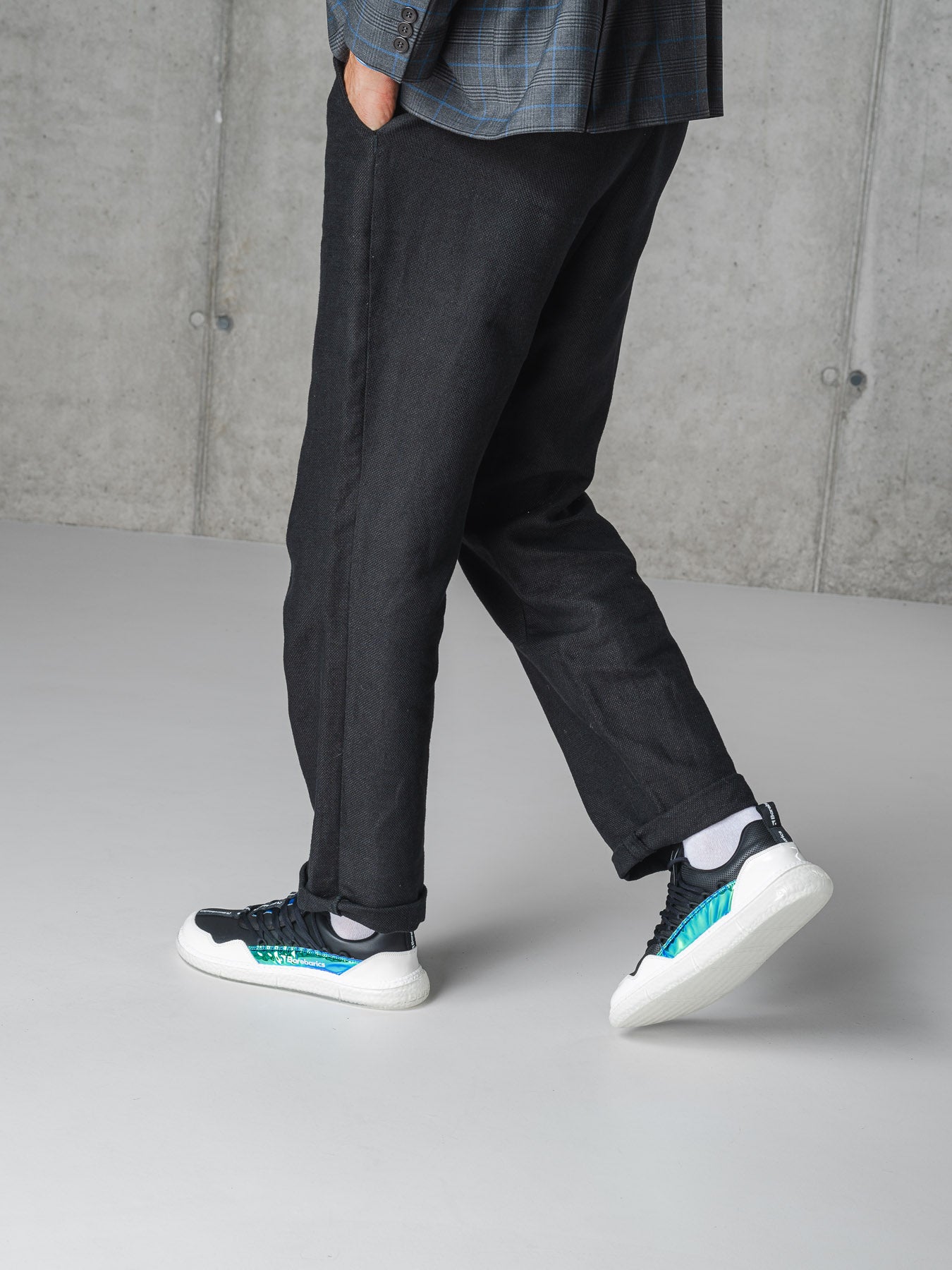 Barefoot Sneakers Barebarics Futura - Iridescent Black