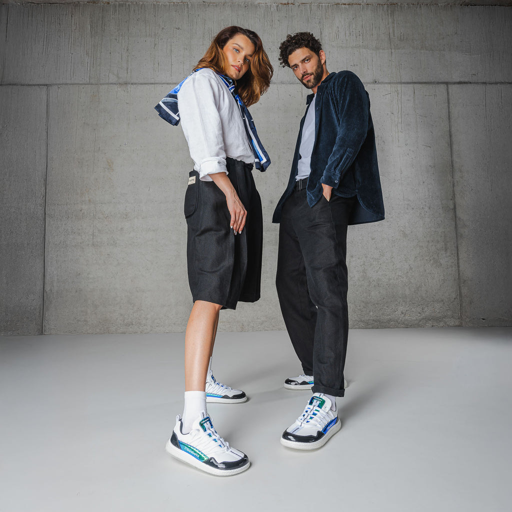 Barefoot Sneakers Barebarics Futura - Iridescent White