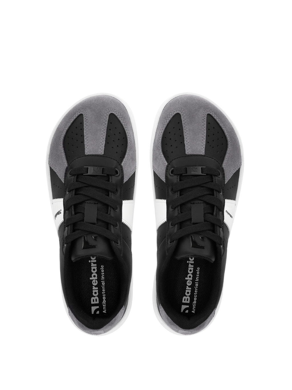 Barefoot Sneakers Barebarics Icara - Black & Dark Grey