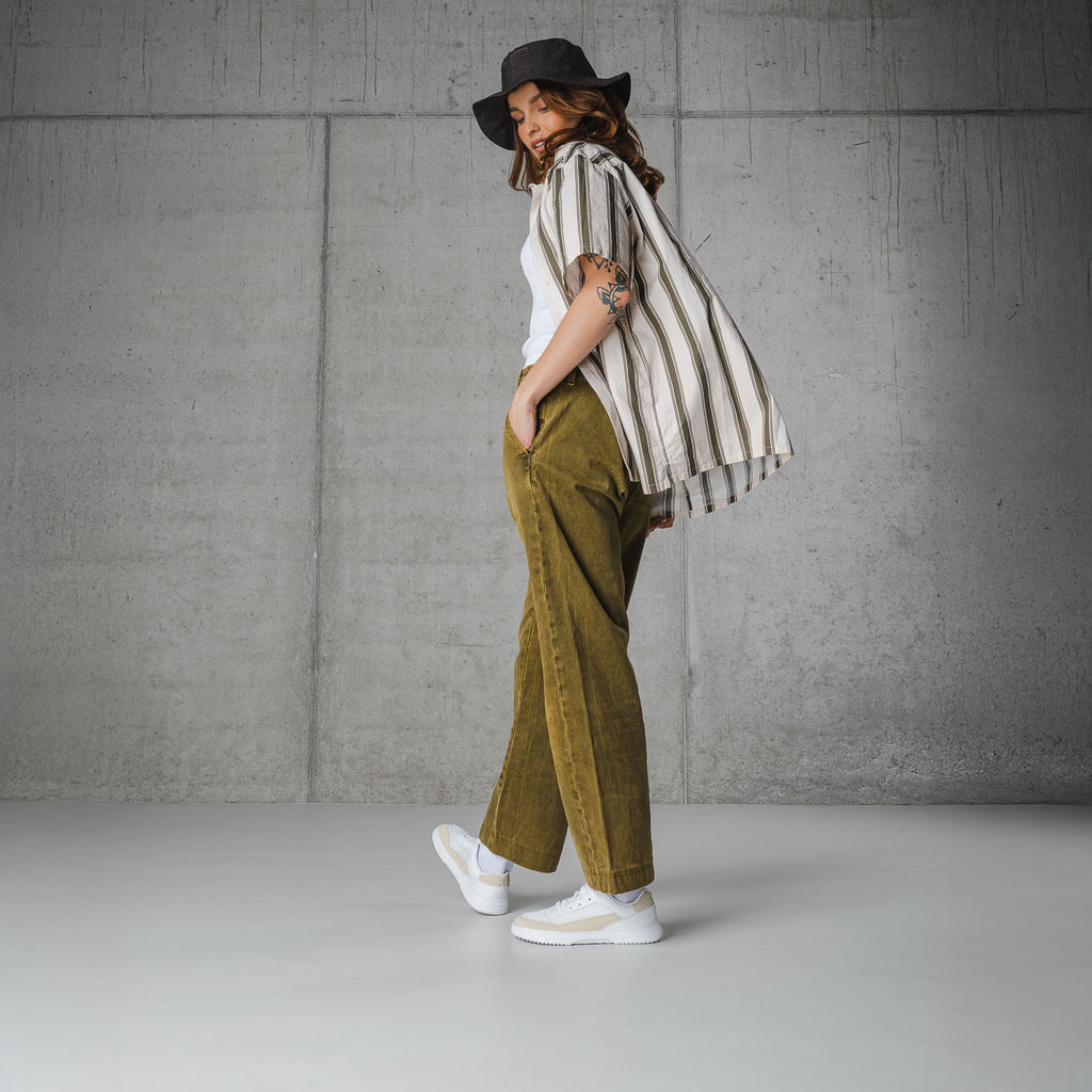 Barefoot Sneakers Barebarics Vaporo - White & Beige