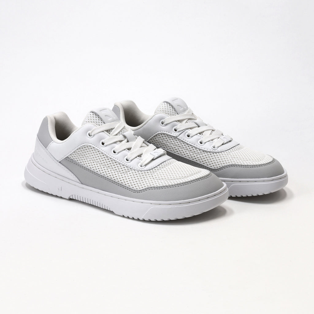 Barefoot Sneakers Barebarics Vaporo - White & Light Grey