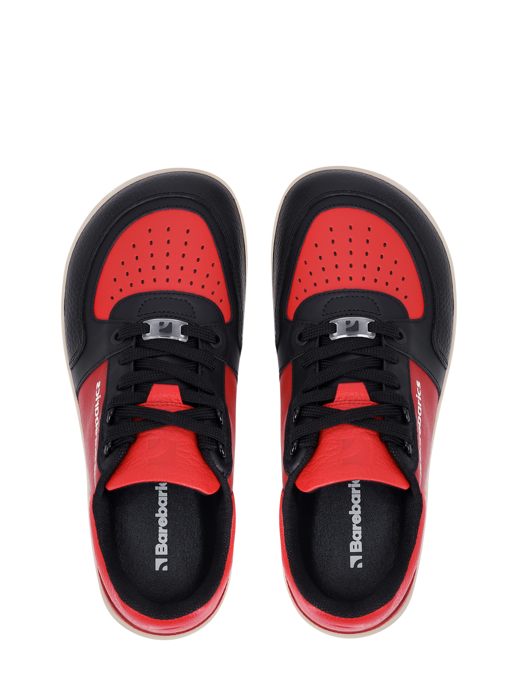Barefoot Sneakers Barebarics Wave - Black & Red
