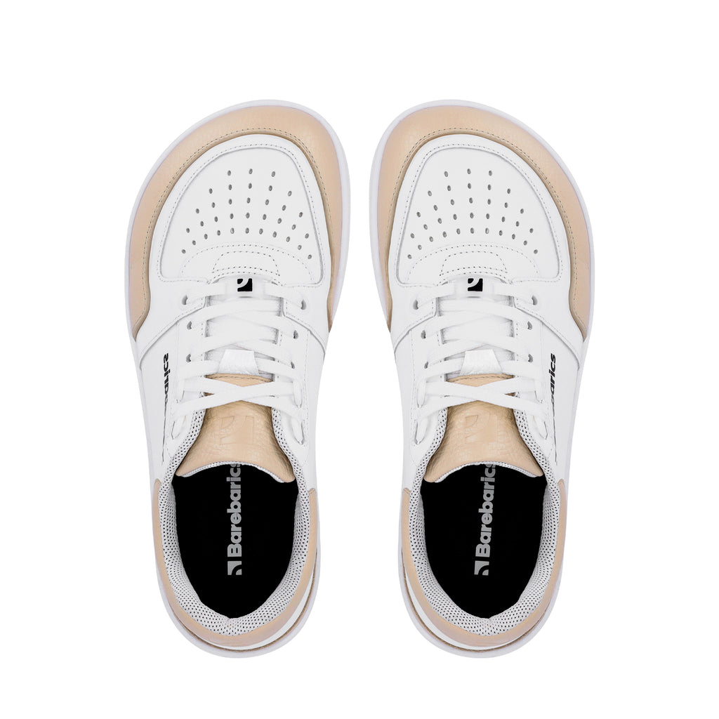 Barefoot Sneakers Barebarics Wave - White & Beige