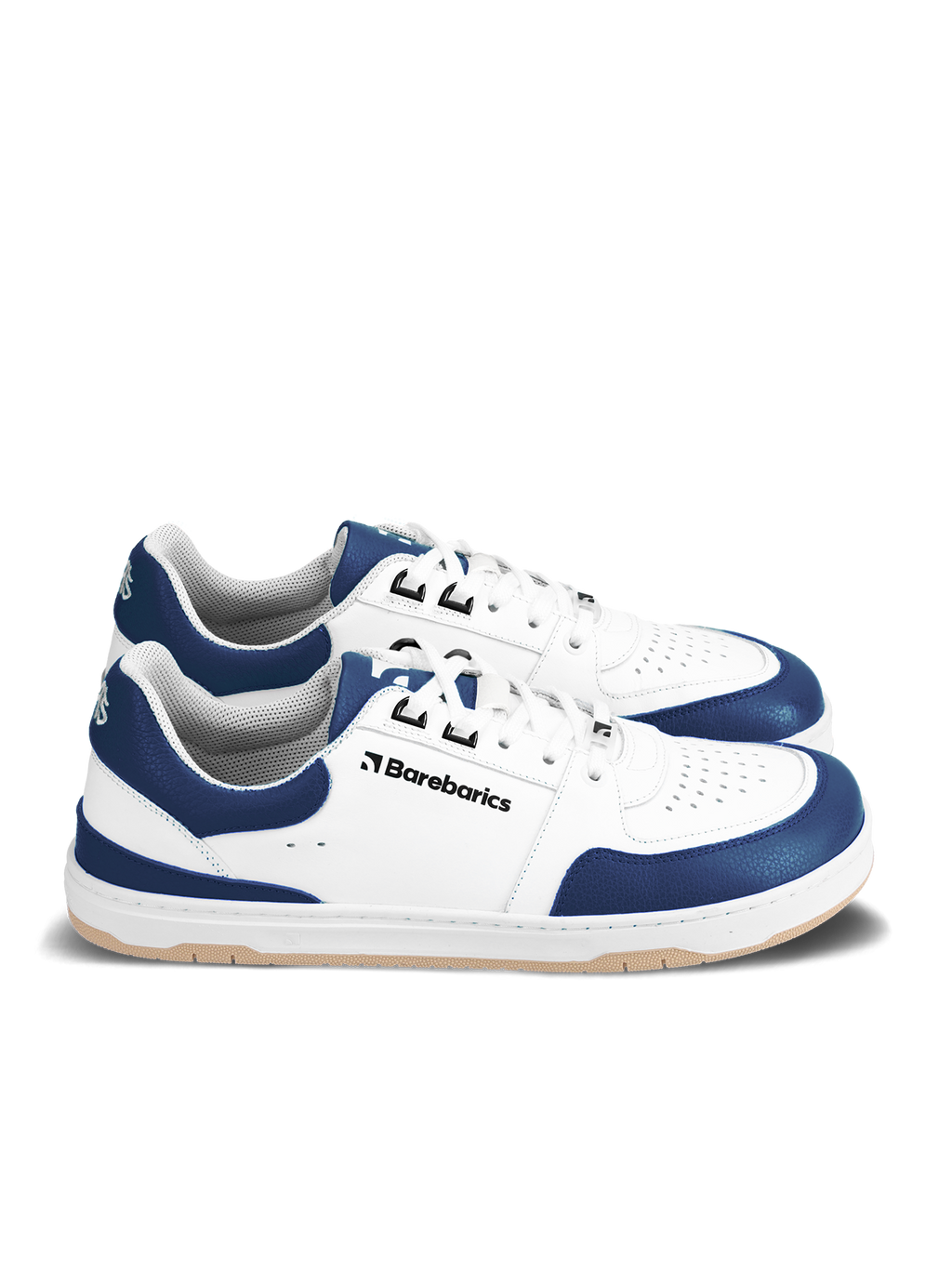 Barefoot Sneakers Barebarics Wave - White & Dark Blue