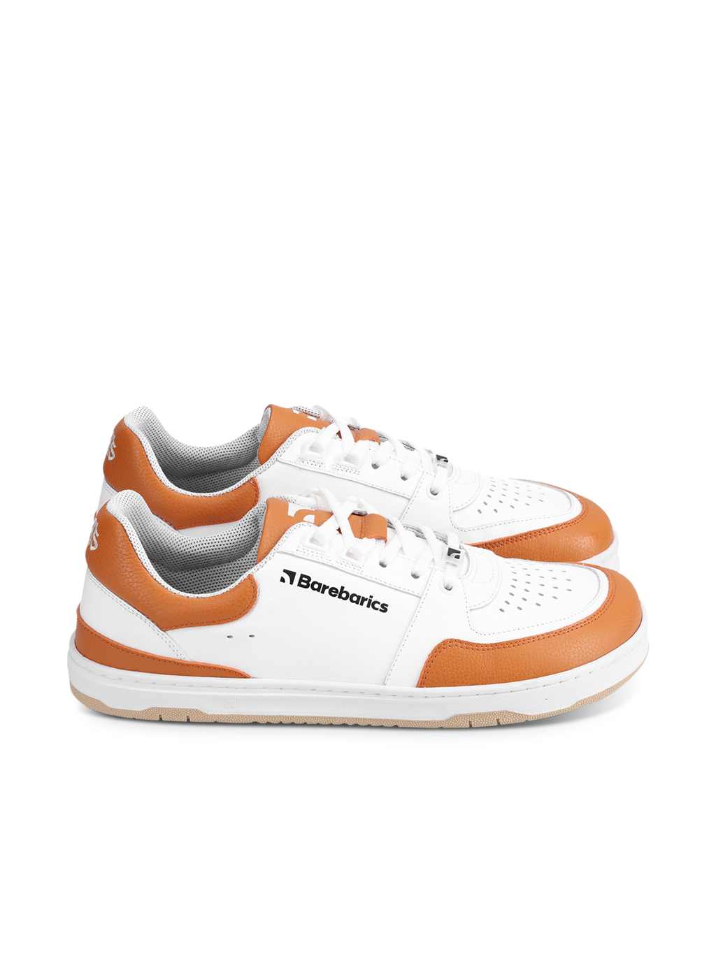 Barefoot Sneakers Barebarics Wave - White & Orange