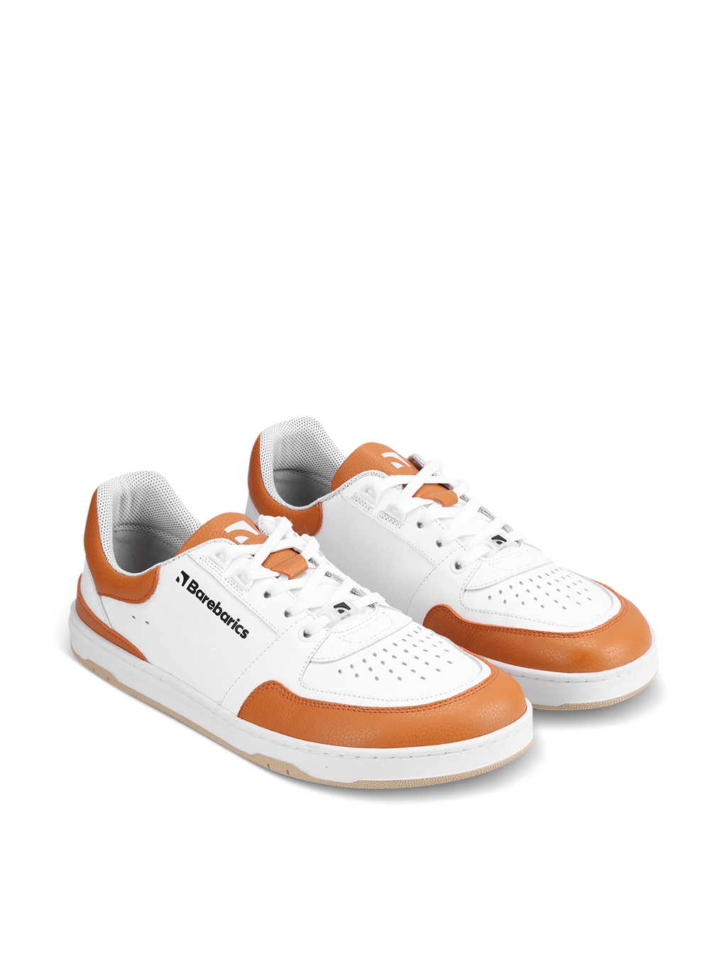 Barefoot Sneakers Barebarics Wave - White & Orange