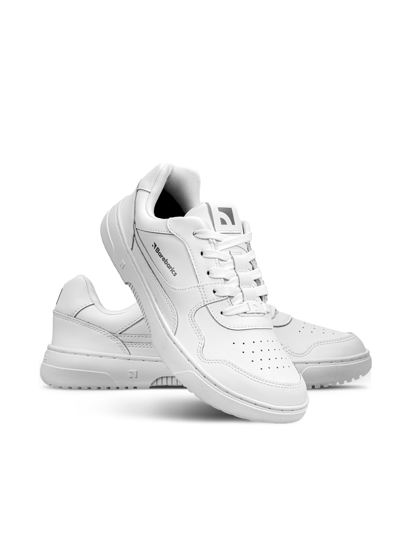 Barefoot Sneakers Barebarics Zing - All White - Leather