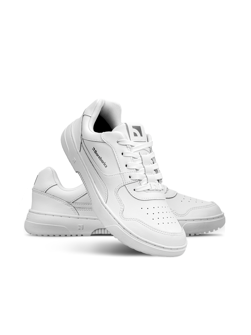 Barefoot Sneakers Barebarics Zing - All White - Leather