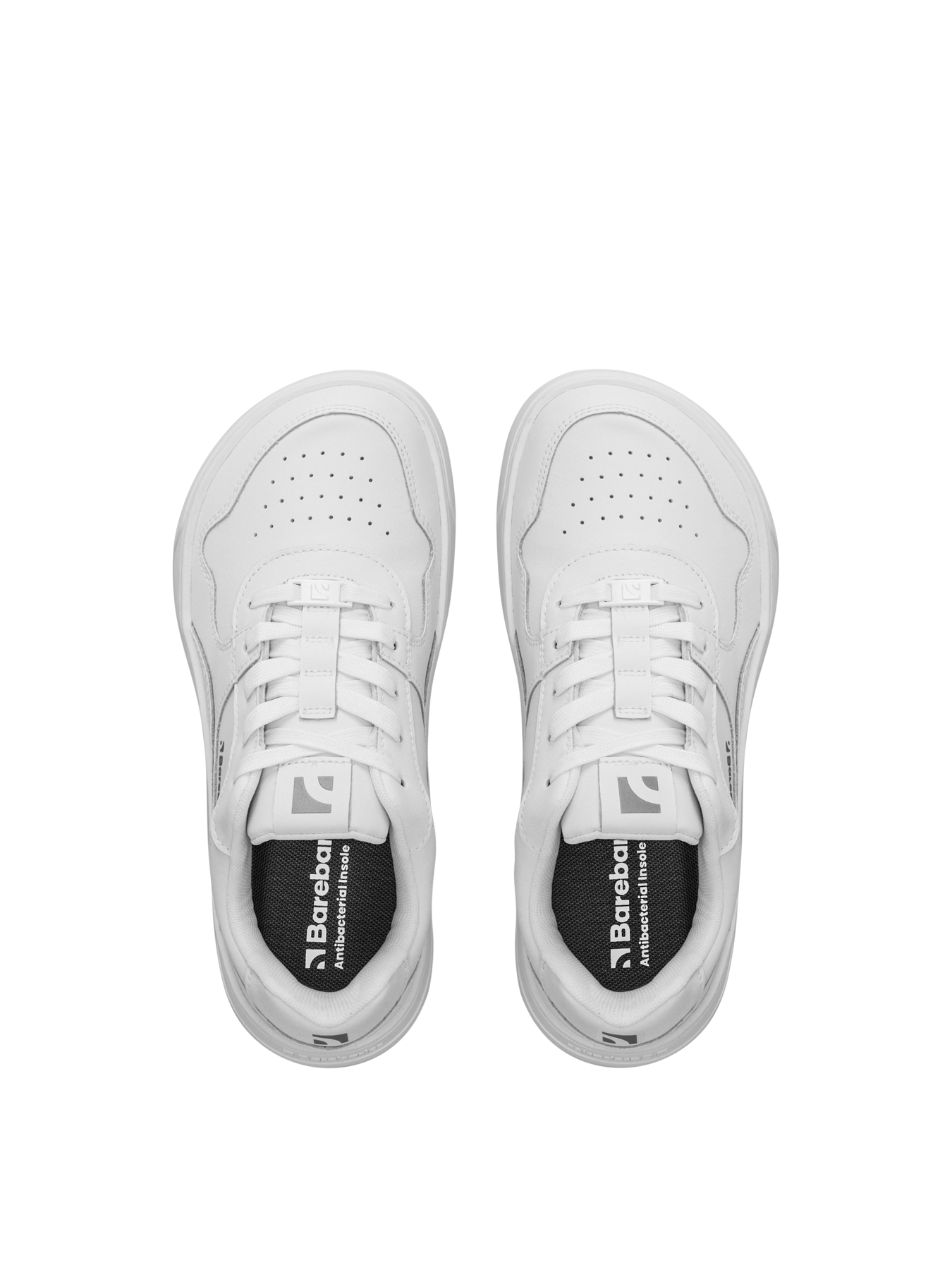 Barefoot Sneakers Barebarics Zing - All White - Leather