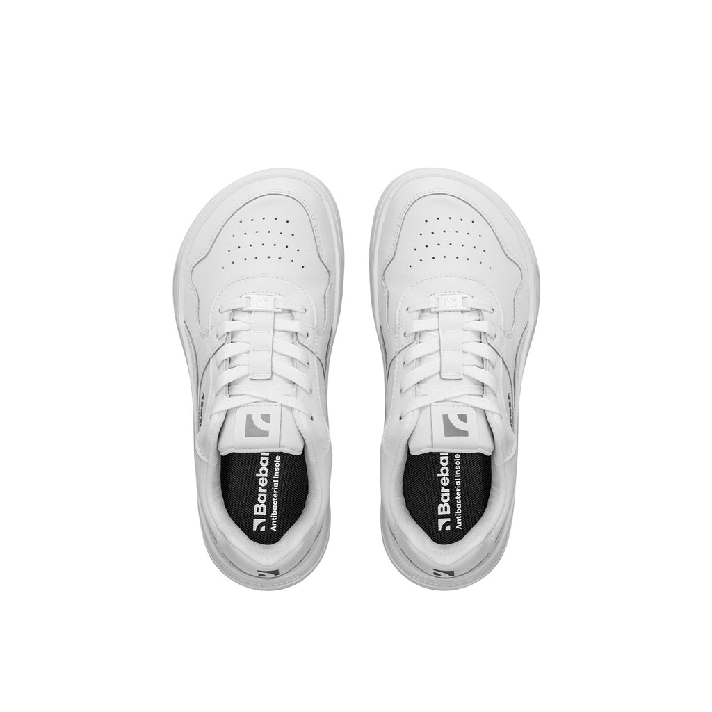 Barefoot Sneakers Barebarics Zing - All White - Leather