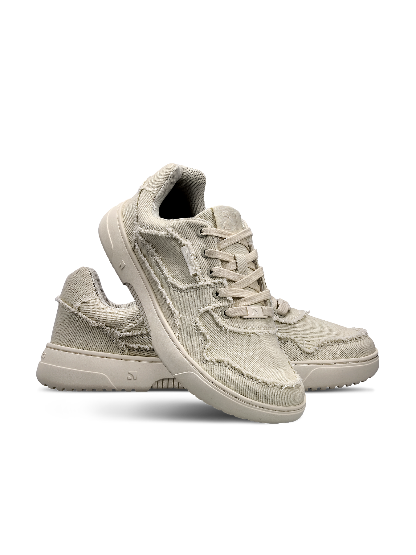 Barefoot Sneakers Barebarics Zing Denim - Cream White