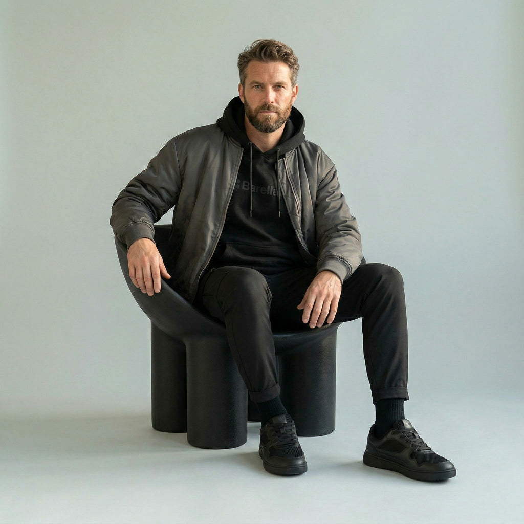 Barefoot Sneakers Barebarics Zing - Fresh - All Black