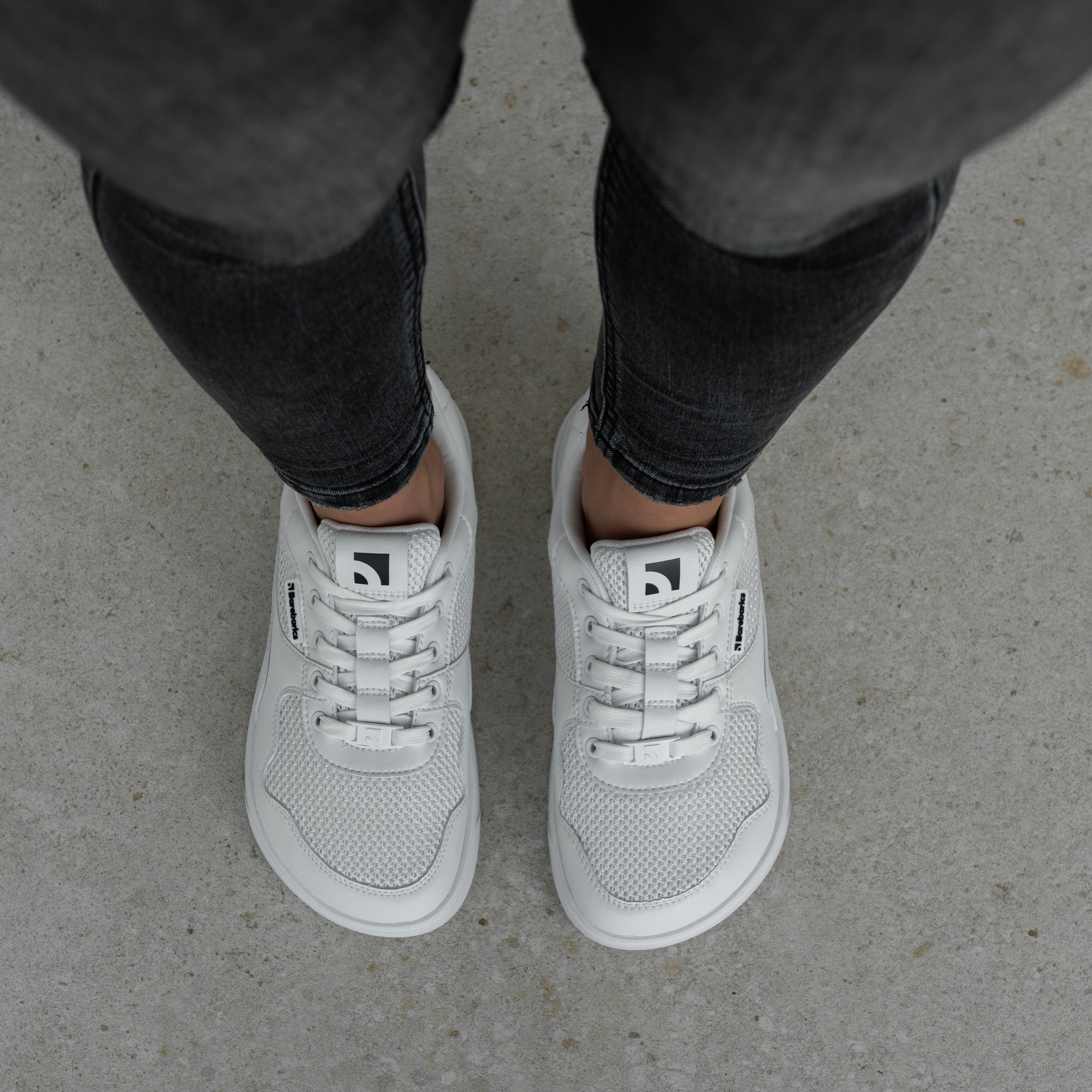Barefoot Sneakers Barebarics Zing - Fresh - All White