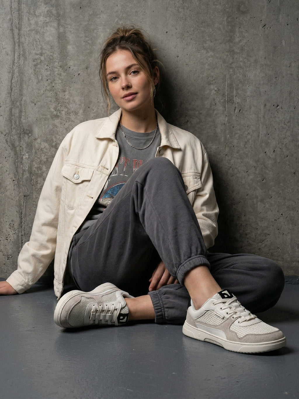 Barefoot Sneakers Barebarics Zing - Fresh - White & Beige