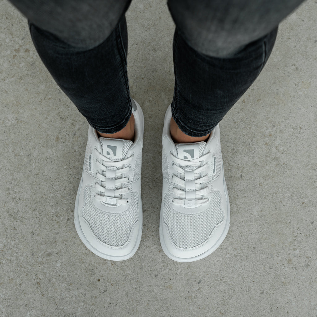 Barefoot Sneakers Barebarics Zing - Fresh - White & Silver