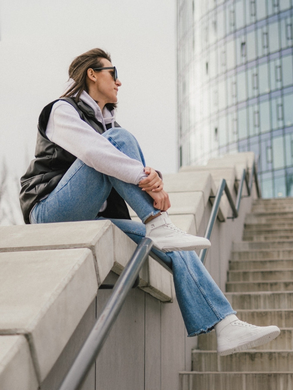 Barefoot Sneakers Barebarics Zing - High Top - All White