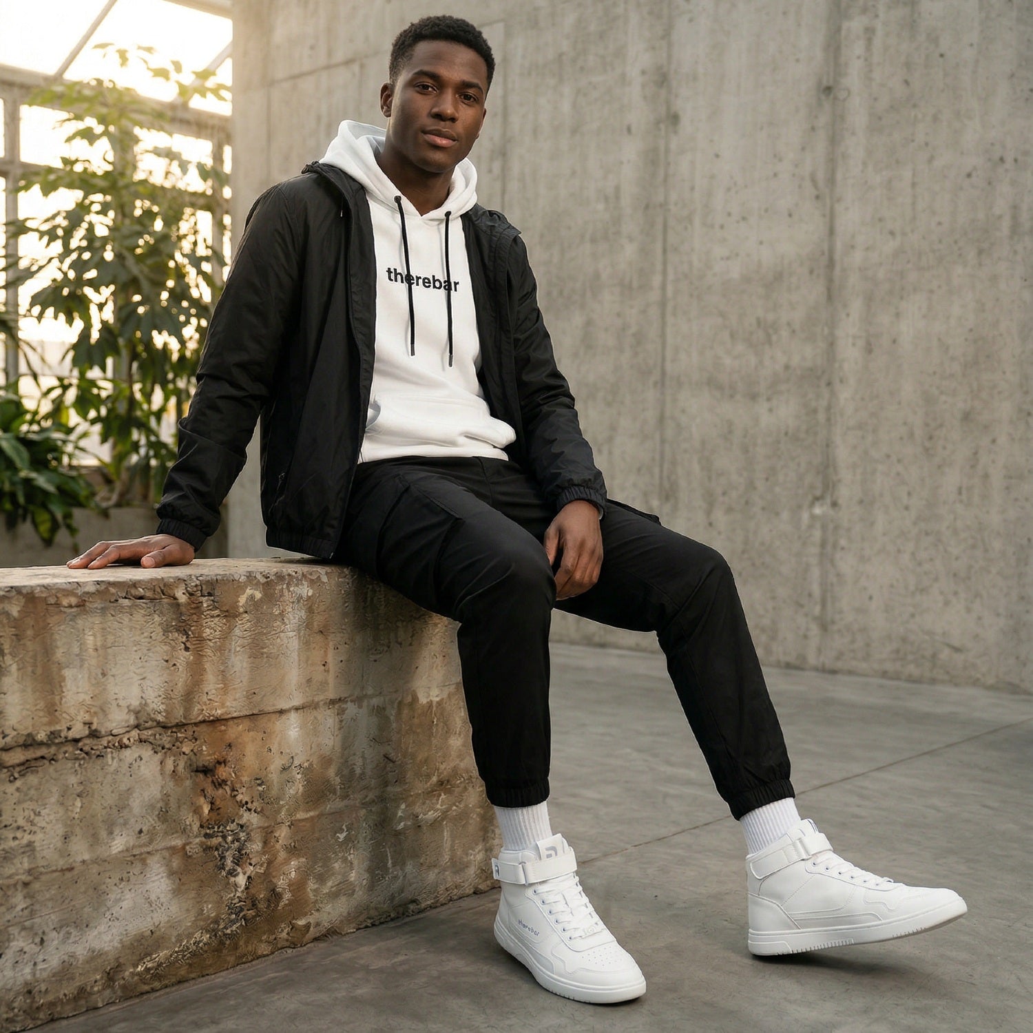 Barefoot Sneakers Barebarics Zing - High Top - All White