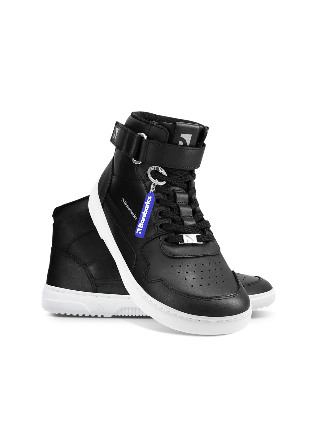 Barefoot Sneakers Barebarics Zing - High Top - Black & White