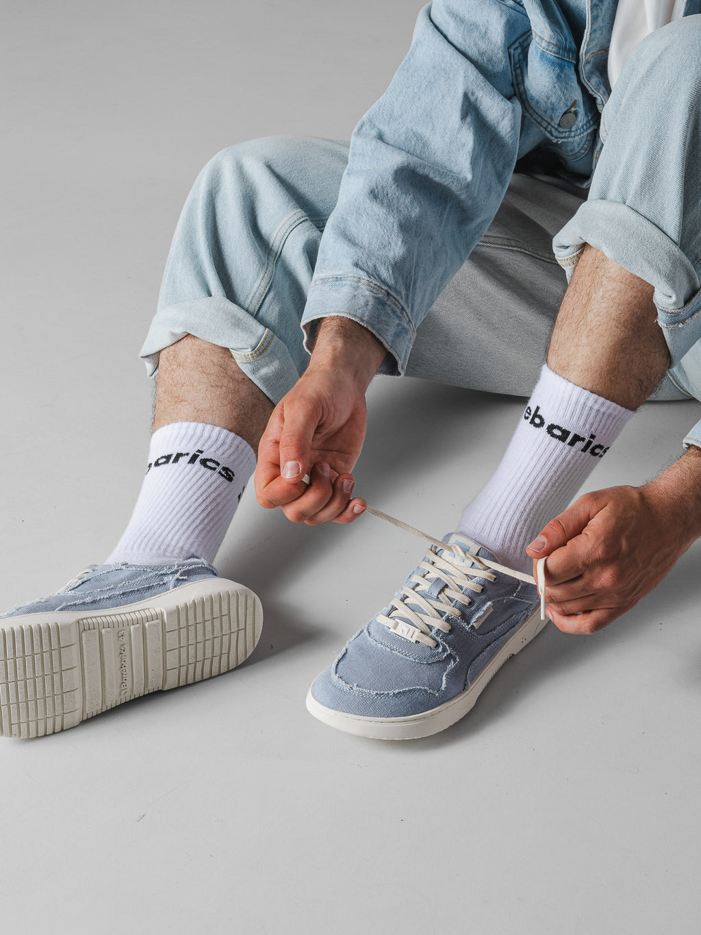 Barefoot Sneakers Barebarics Zing Denim - Light Blue