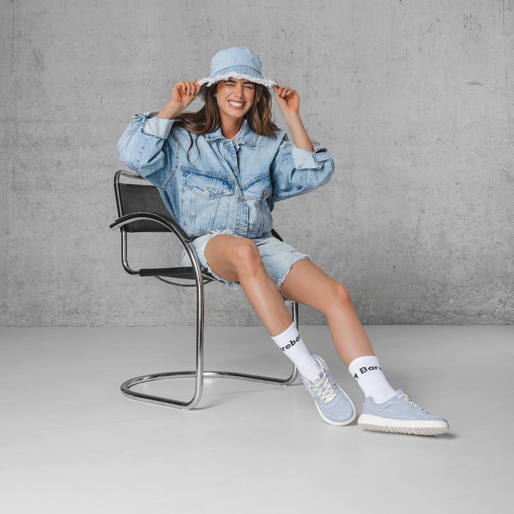 Barefoot Sneakers Barebarics Zing Denim - Light Blue
