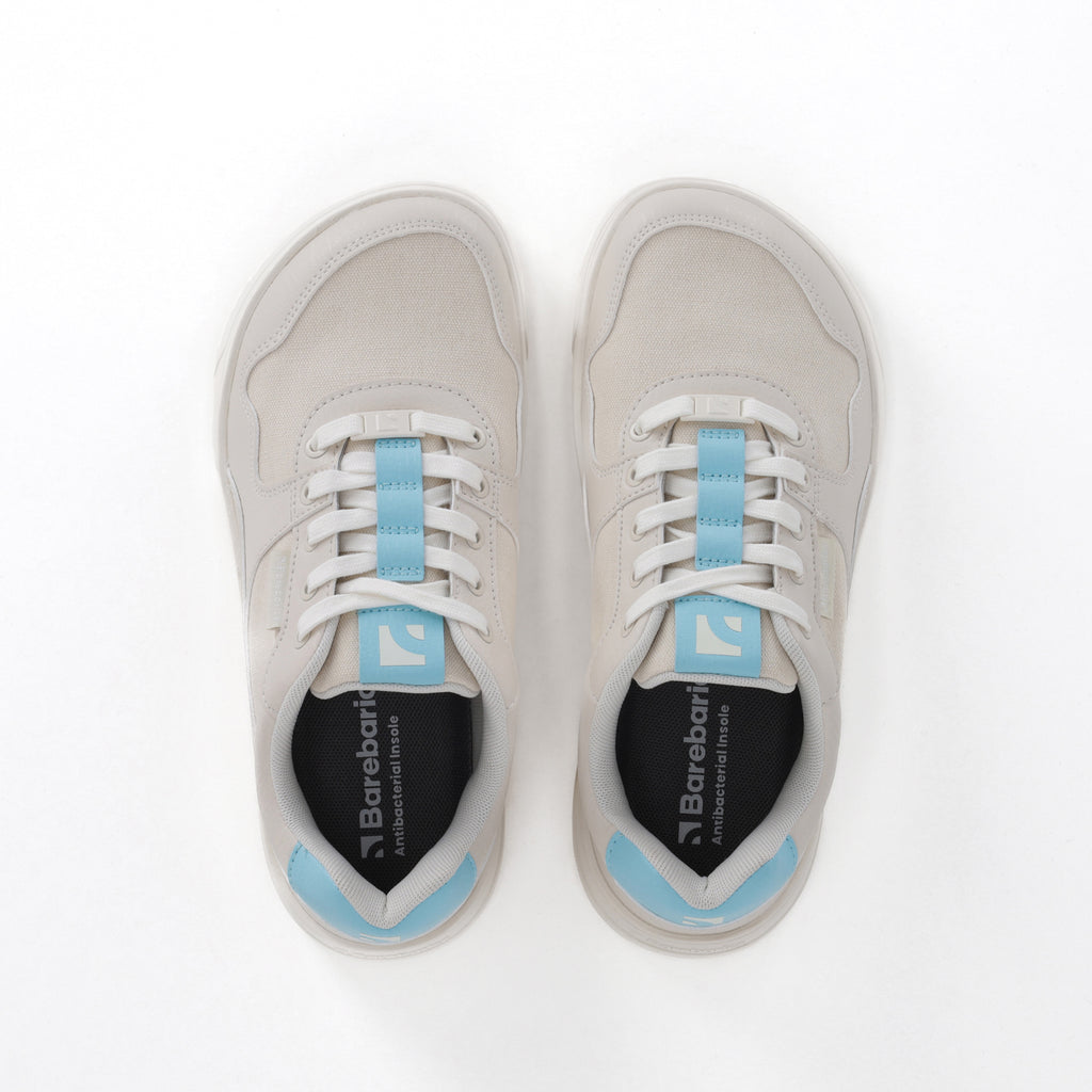 Barefoot Sneakers Barebarics Zing - Off-White & Blue