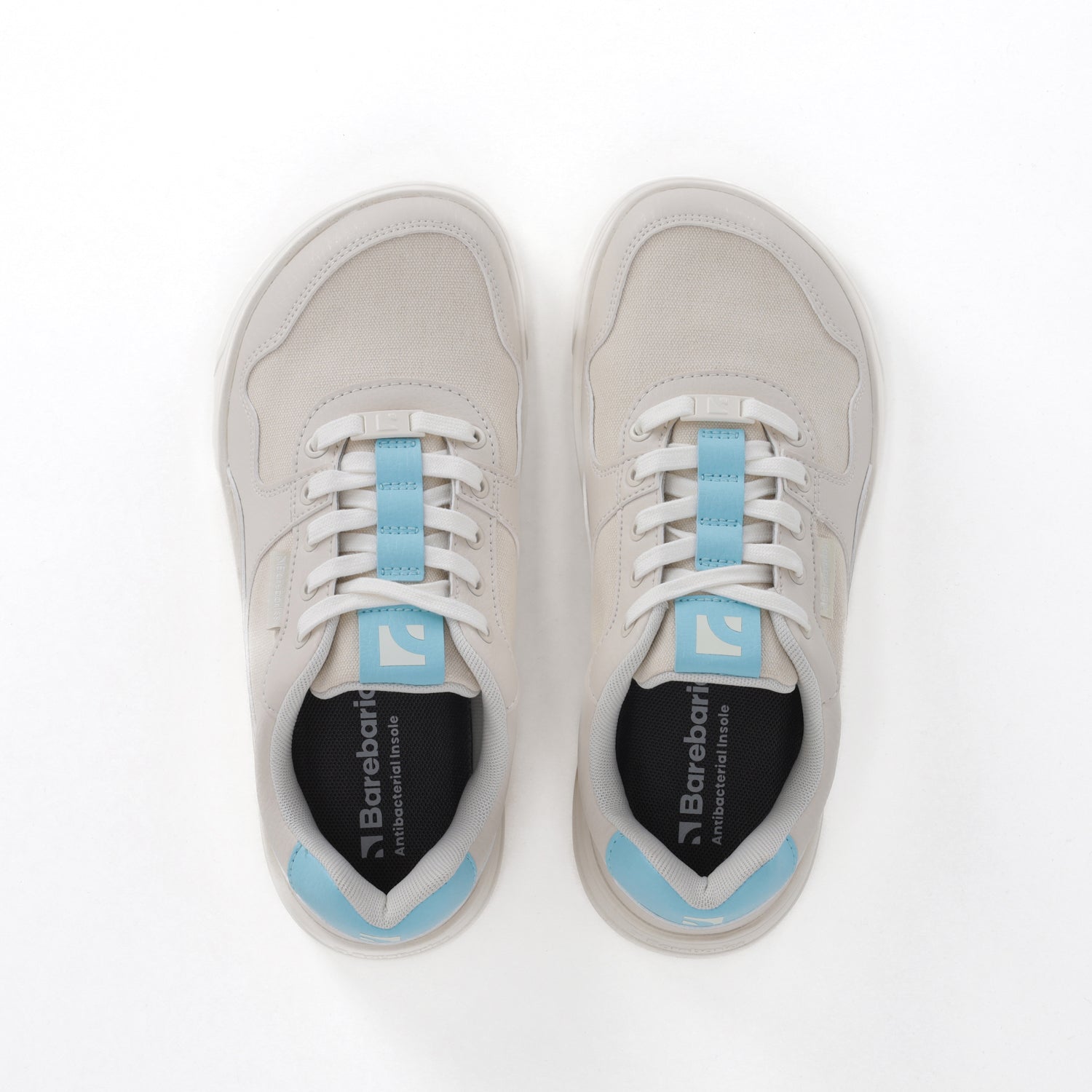 Barefoot Sneakers Barebarics Zing - Off-White & Blue