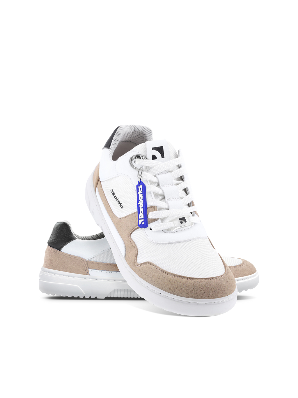 Barefoot Sneakers Barebarics - Zing - White & Beige