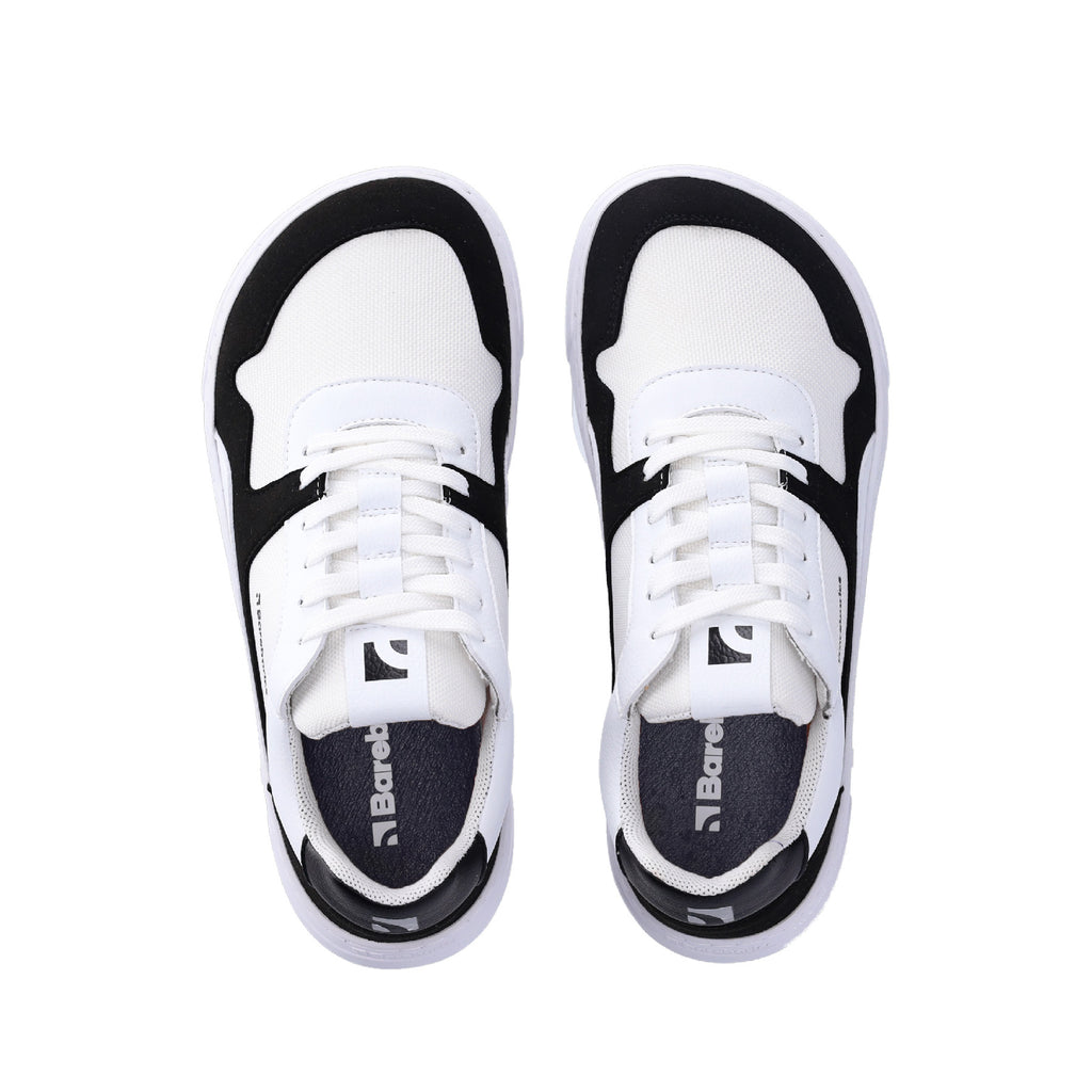 Barefoot Sneakers Barebarics - Zing - White & Black Vegan