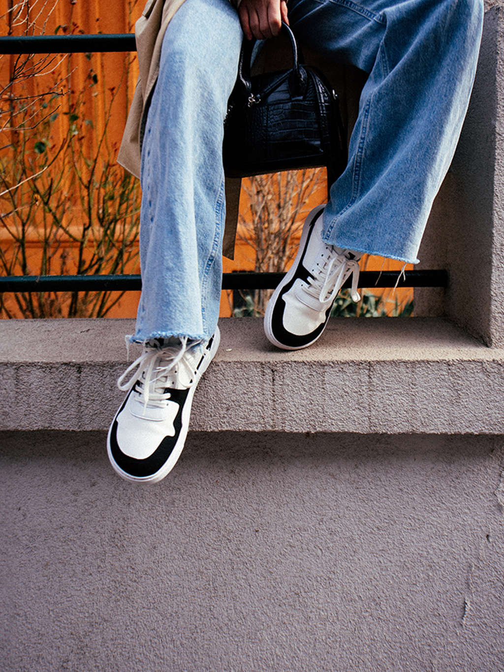 Barefoot Sneakers Barebarics - Zing - White & Black Vegan